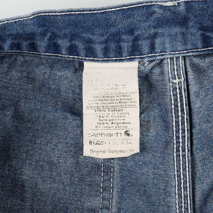 Carhartt Original Dungaree Fit Denim Painter Pants, Men's, W30 equivalent cotton blue type Vintage Second Hand