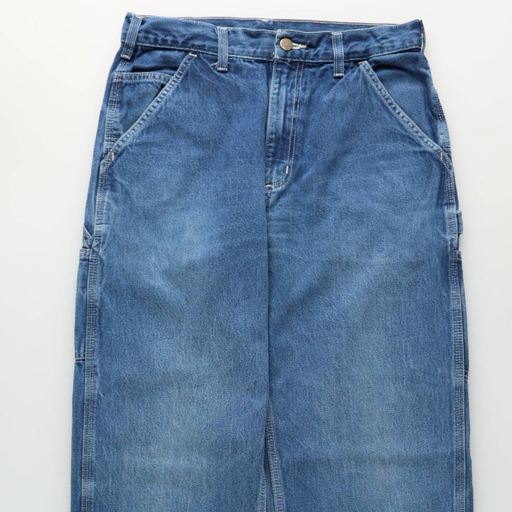 Carhartt Original Dungaree Fit Denim Painter Pants, Men's, W30 equivalent cotton blue type Vintage Second Hand