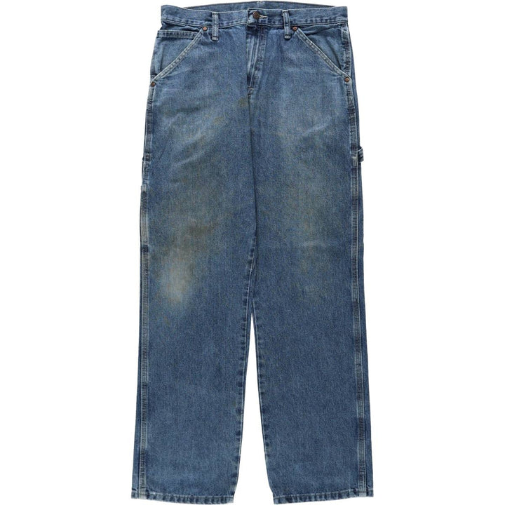 00'S Wrangler CARPENTER denim painter pants for men, equivalent to W32 cotton blue type Vintage Second Hand