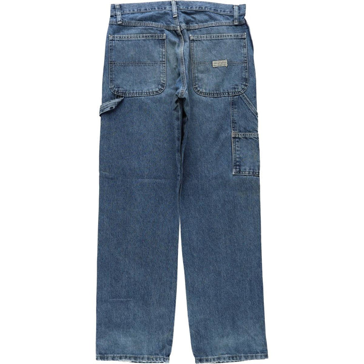 00'S Wrangler CARPENTER denim painter pants for men, equivalent to W32 cotton blue type Vintage Second Hand