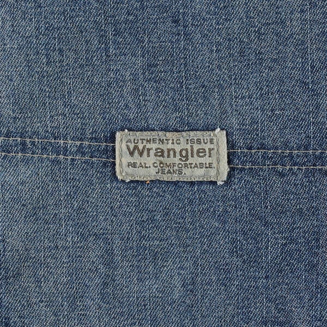 00'S Wrangler CARPENTER denim painter pants for men, equivalent to W32 cotton blue type Vintage Second Hand