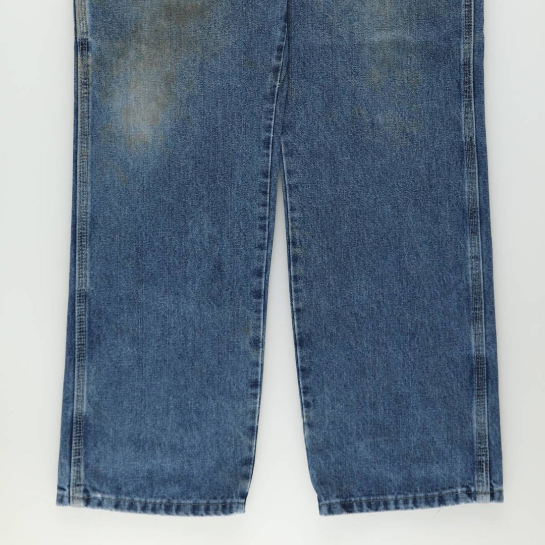 00'S Wrangler CARPENTER denim painter pants for men, equivalent to W32 cotton blue type Vintage Second Hand