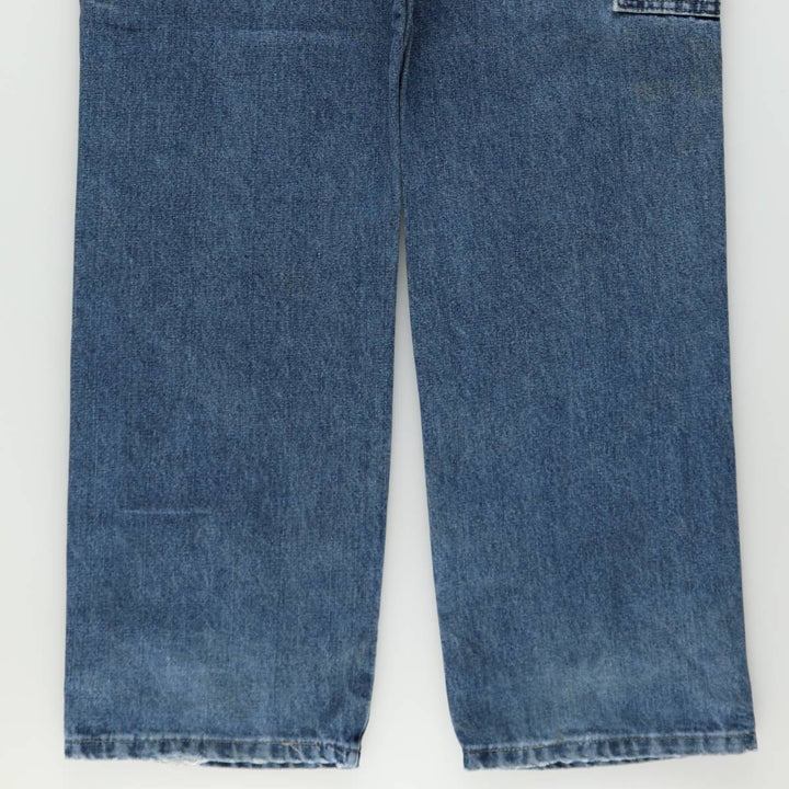 00'S Wrangler CARPENTER denim painter pants for men, equivalent to W32 cotton blue type Vintage Second Hand