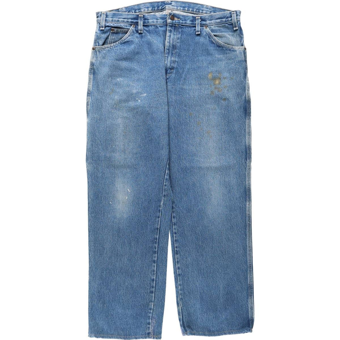 Dickies denim painter pants for men, equivalent to W37 cotton blue type Vintage Second Hand