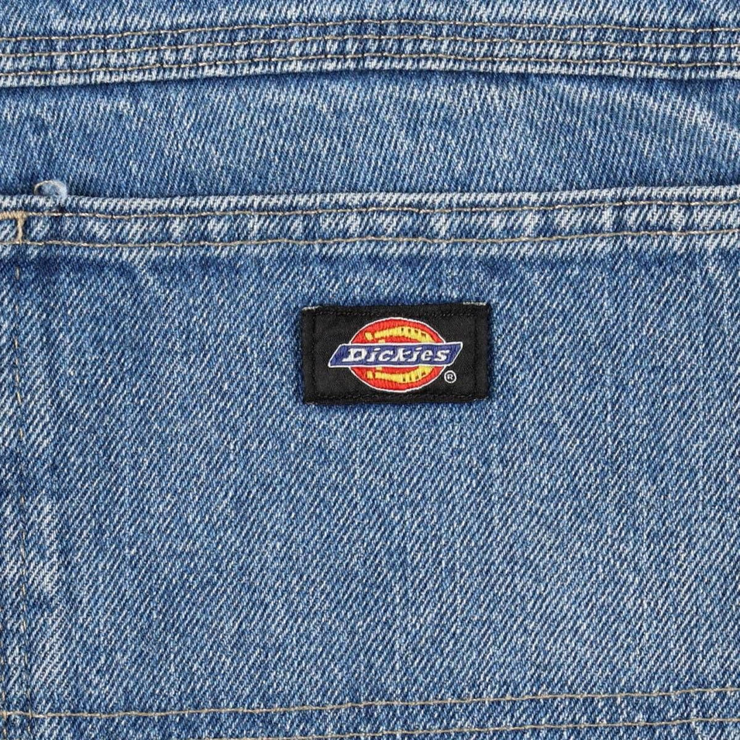 Dickies denim painter pants for men, equivalent to W37 cotton blue type Vintage Second Hand