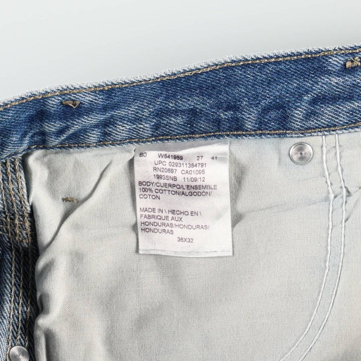 Dickies denim painter pants for men, equivalent to W37 cotton blue type Vintage Second Hand