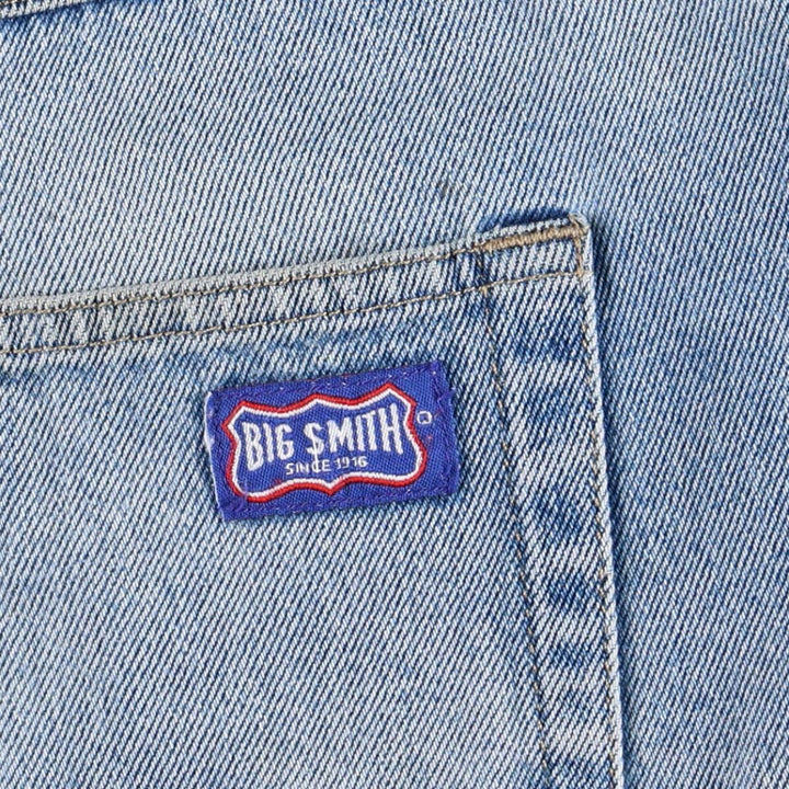 Big Smith denim painter pants, men's size W37 (approx.), vintage. cotton blue type Vintage Second Hand