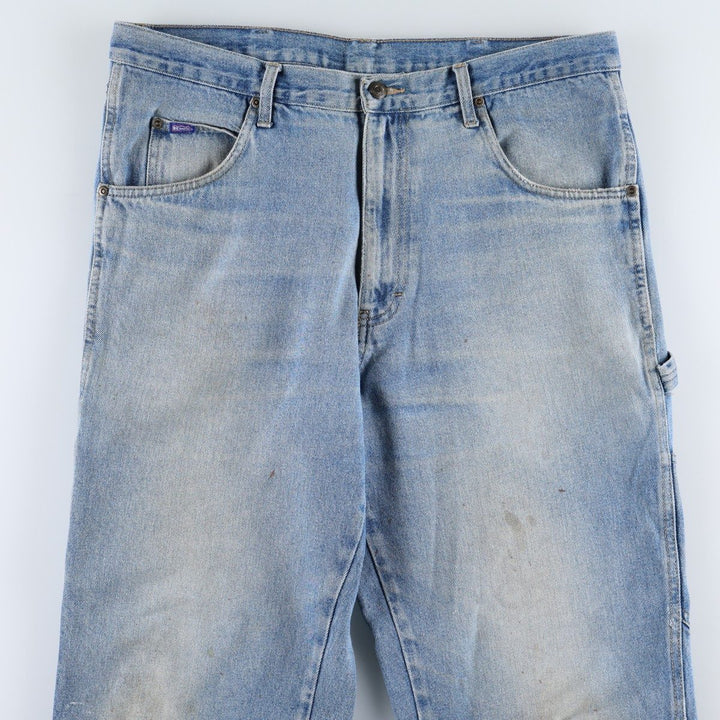 Big Smith denim painter pants, men's size W37 (approx.), vintage. cotton blue type Vintage Second Hand