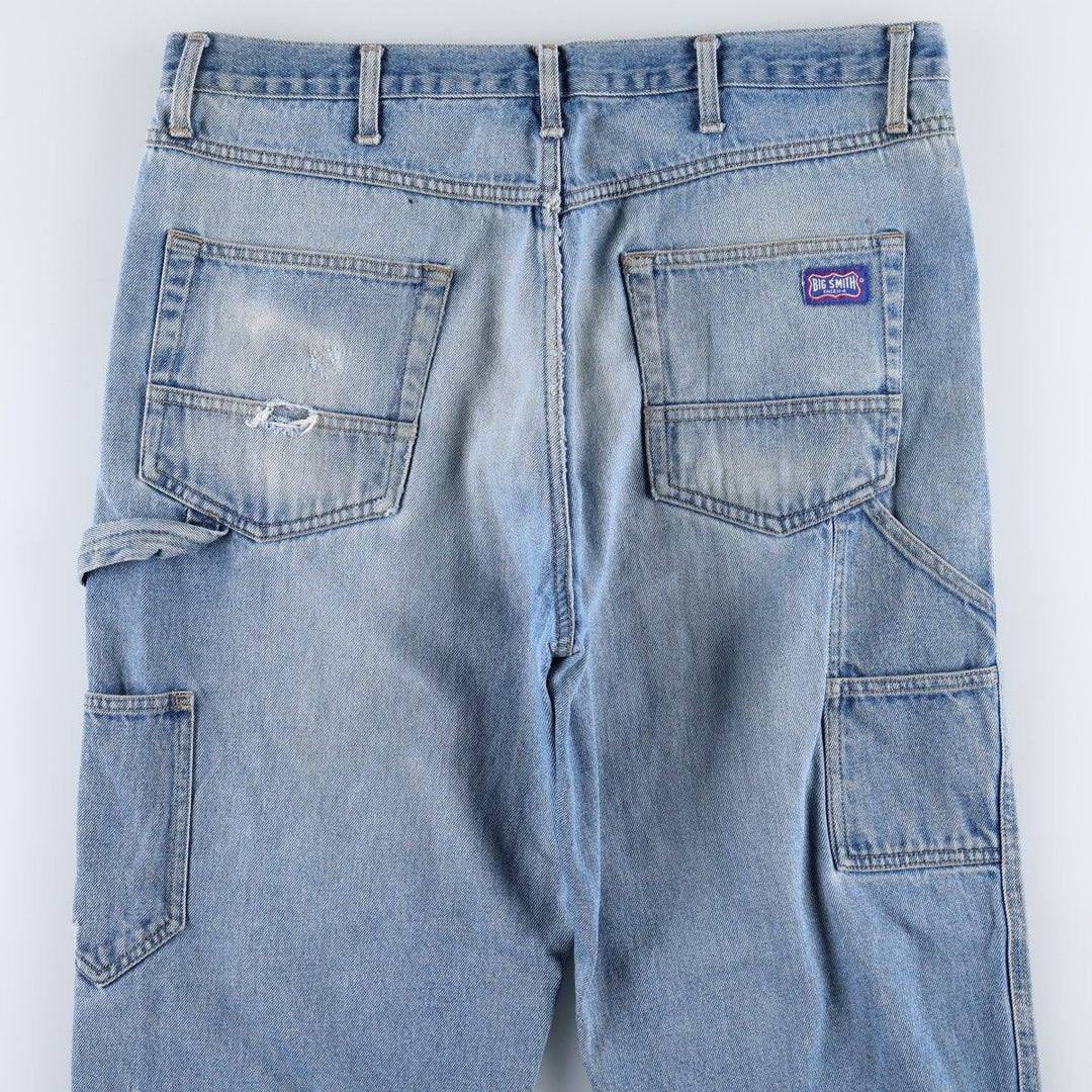 Big Smith denim painter pants, men's size W37 (approx.), vintage. cotton blue type Vintage Second Hand