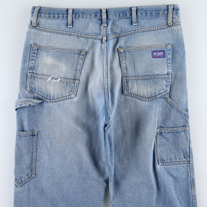 Big Smith denim painter pants, men's size W37 (approx.), vintage. cotton blue type Vintage Second Hand