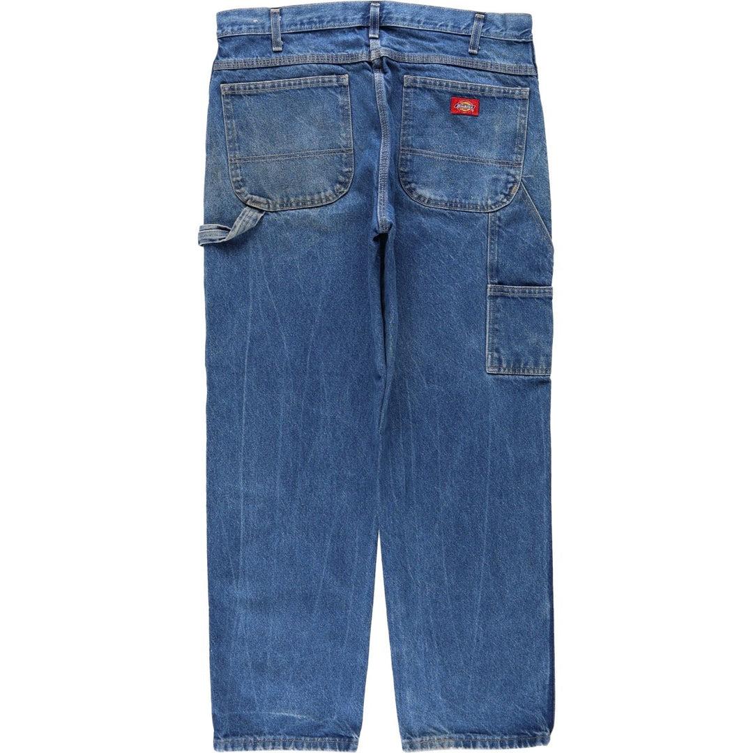 Dickies denim painter pants for men, equivalent to w36 cotton blue type Vintage Second Hand