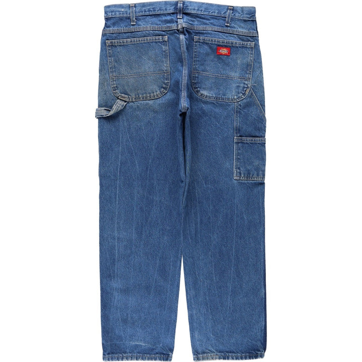 Dickies denim painter pants for men, equivalent to w36 cotton blue type Vintage Second Hand
