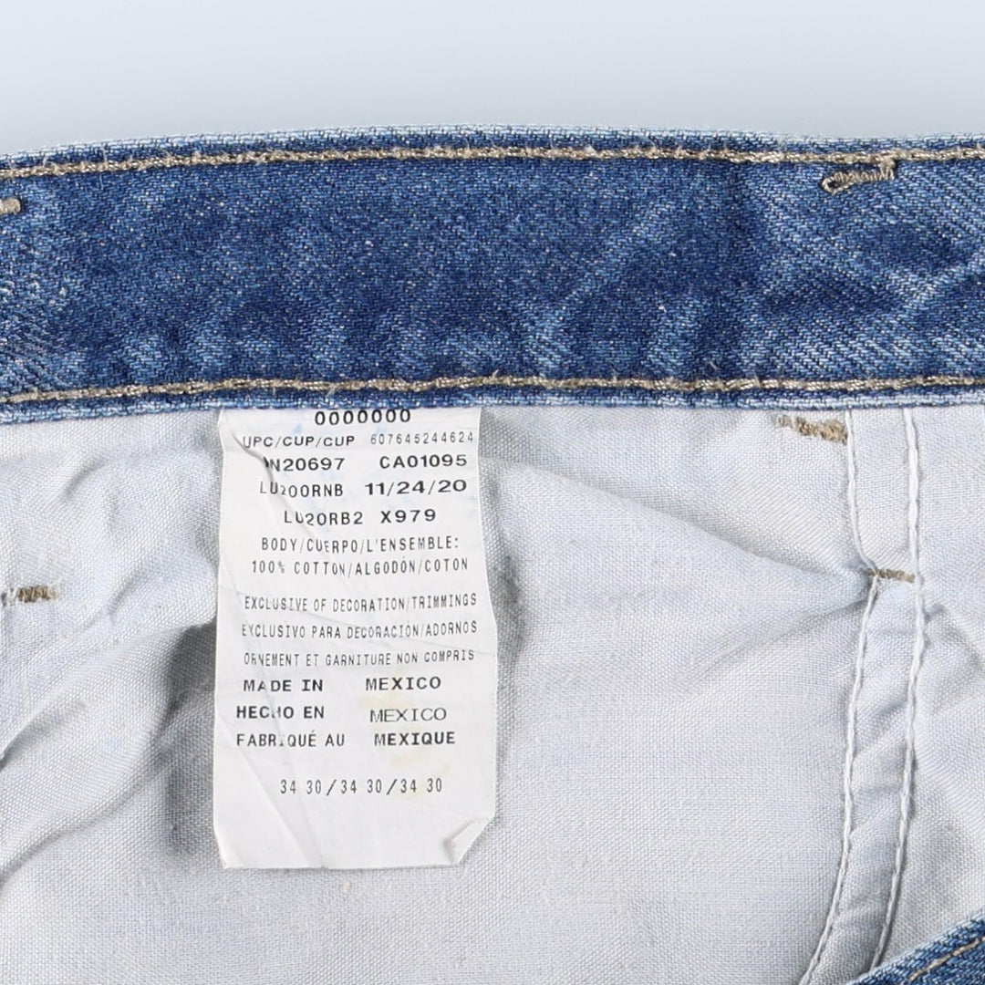 Dickies denim painter pants for men, equivalent to w36 cotton blue type Vintage Second Hand