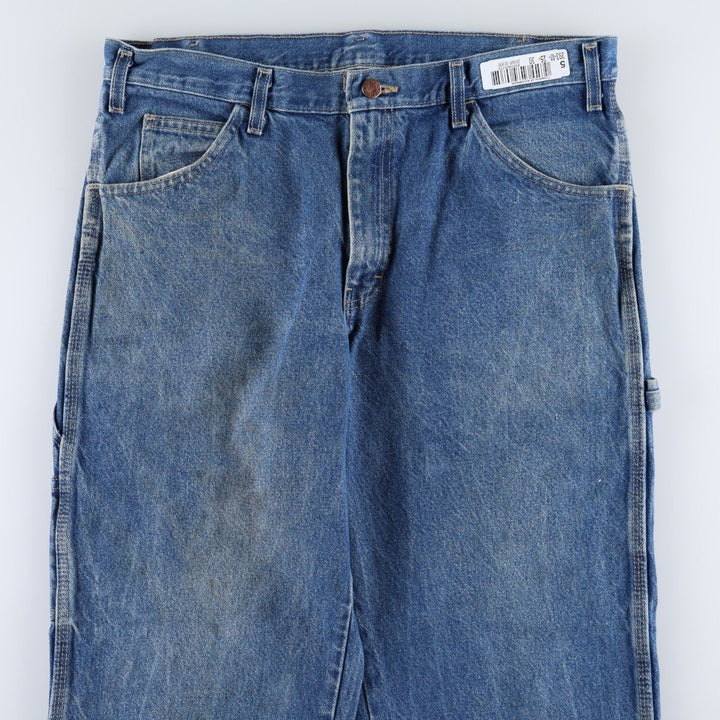 Dickies denim painter pants for men, equivalent to w36 cotton blue type Vintage Second Hand