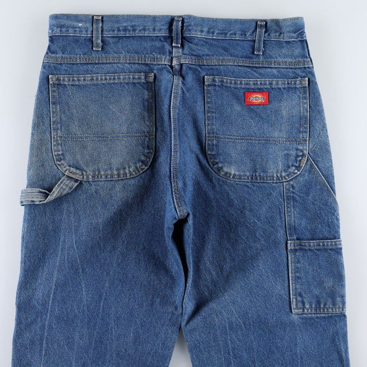 Dickies denim painter pants for men, equivalent to w36 cotton blue type Vintage Second Hand