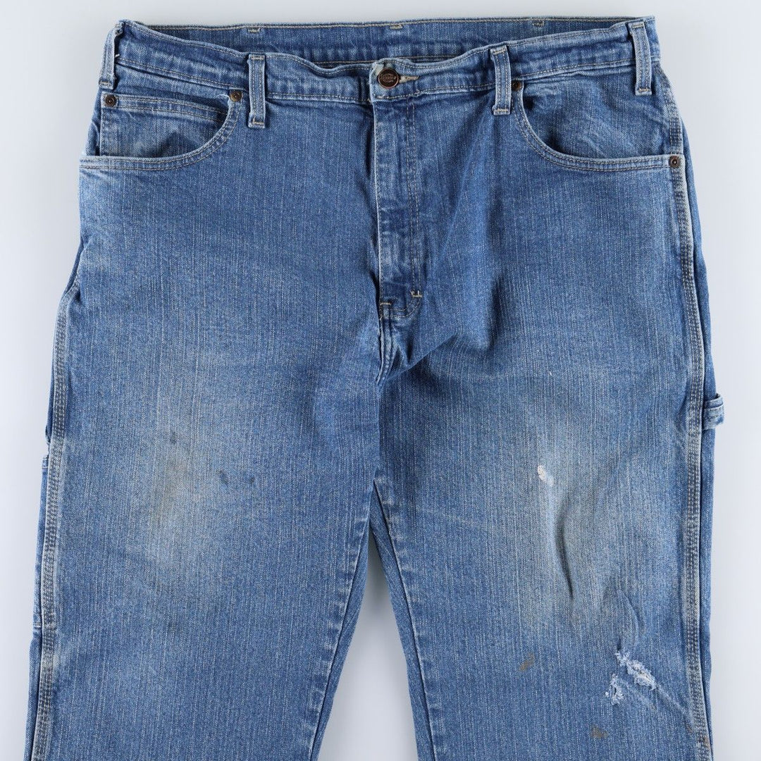 Dickies Relaxed Fit Denim Painter Pants Men's W37 cotton blue type Vintage Second Hand