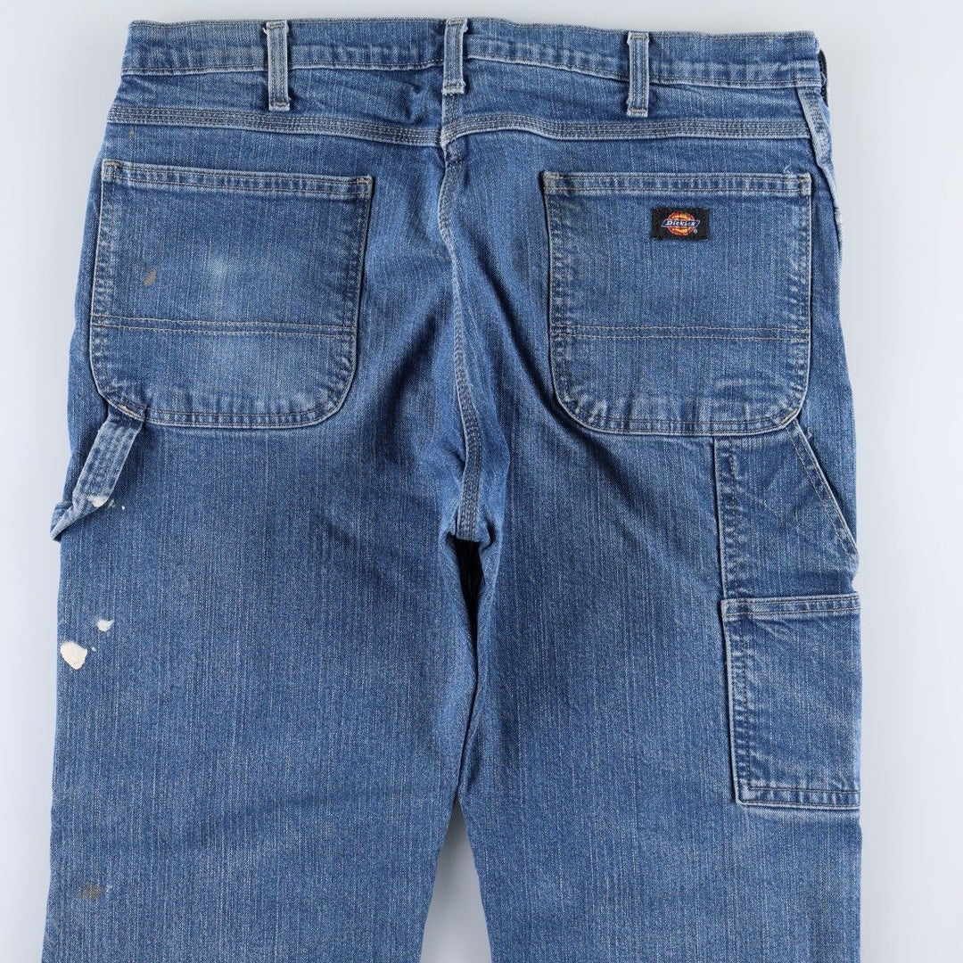 Dickies Relaxed Fit Denim Painter Pants Men's W37 cotton blue type Vintage Second Hand