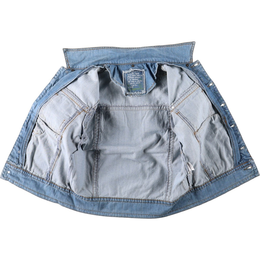 Sprider Stores Denim Jacket (Women's Size S) cotton blue type Vintage Second Hand