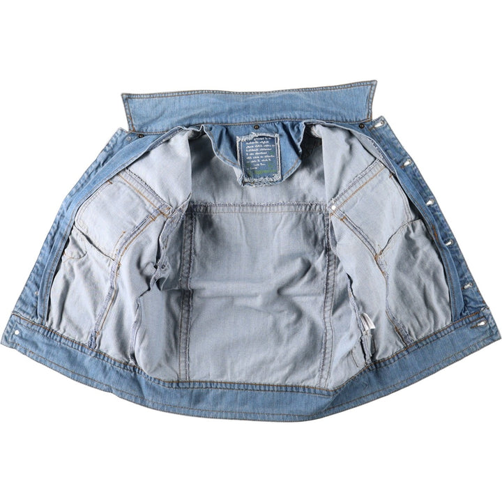 Sprider Stores Denim Jacket (Women's Size S) cotton blue type Vintage Second Hand