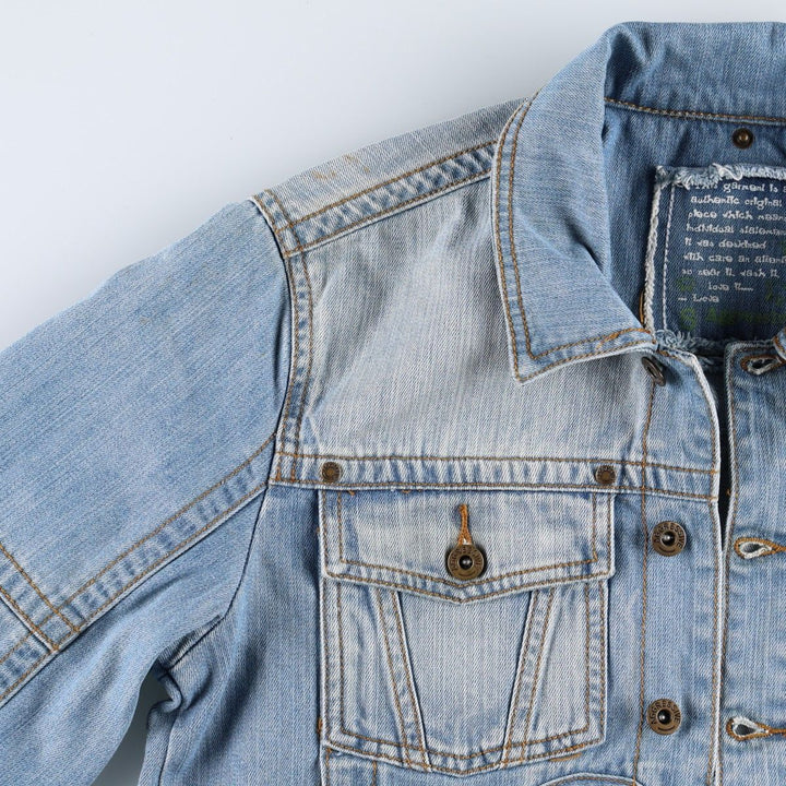 Sprider Stores Denim Jacket (Women's Size S) cotton blue type Vintage Second Hand