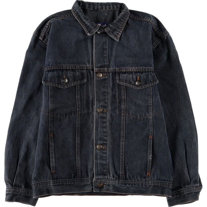 Alouette Denim Jacket (Women's Size M) unclear navy blue type Vintage Second Hand