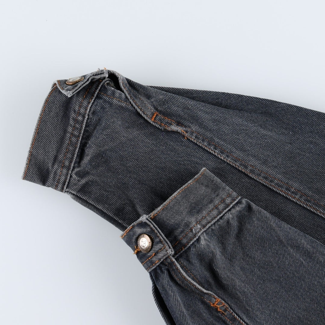 Alouette Denim Jacket (Women's Size M) unclear navy blue type Vintage Second Hand
