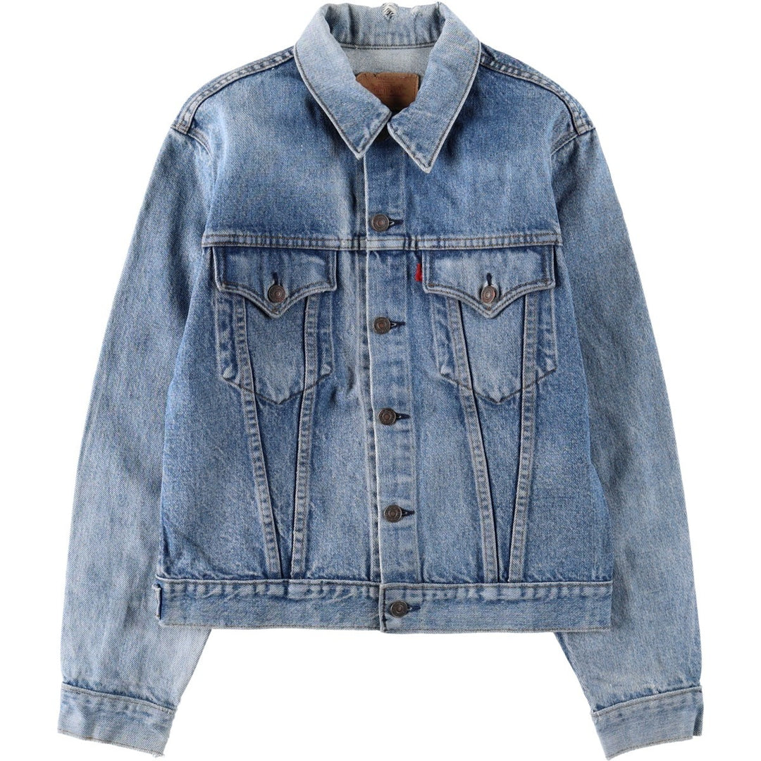 80s-90'S Levi's denim jacket, made in USA, women's size M equivalent, vintage. cotton blue type Vintage Second Hand