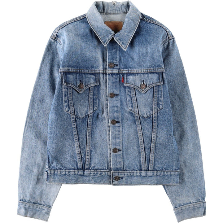 80s-90'S Levi's denim jacket, made in USA, women's size M equivalent, vintage. cotton blue type Vintage Second Hand