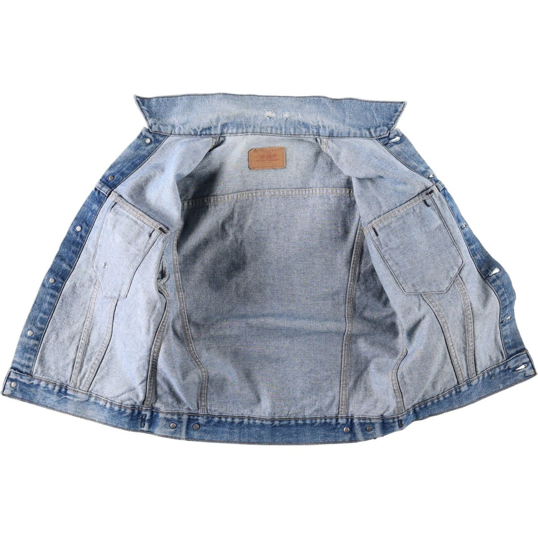 80s-90'S Levi's denim jacket, made in USA, women's size M equivalent, vintage. cotton blue type Vintage Second Hand