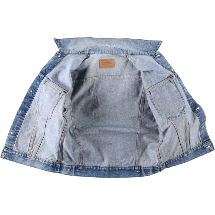 80s-90'S Levi's denim jacket, made in USA, women's size M equivalent, vintage. cotton blue type Vintage Second Hand