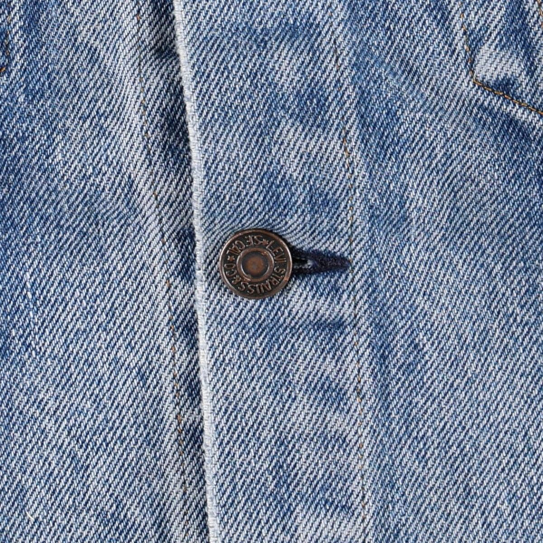80s-90'S Levi's denim jacket, made in USA, women's size M equivalent, vintage. cotton blue type Vintage Second Hand