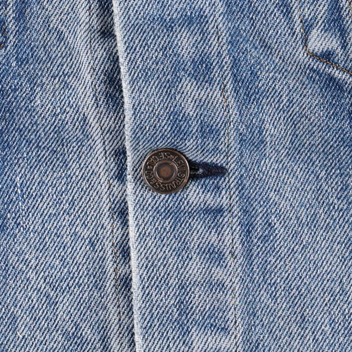 80s-90'S Levi's denim jacket, made in USA, women's size M equivalent, vintage. cotton blue type Vintage Second Hand
