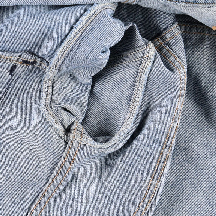 80s-90'S Levi's denim jacket, made in USA, women's size M equivalent, vintage. cotton blue type Vintage Second Hand