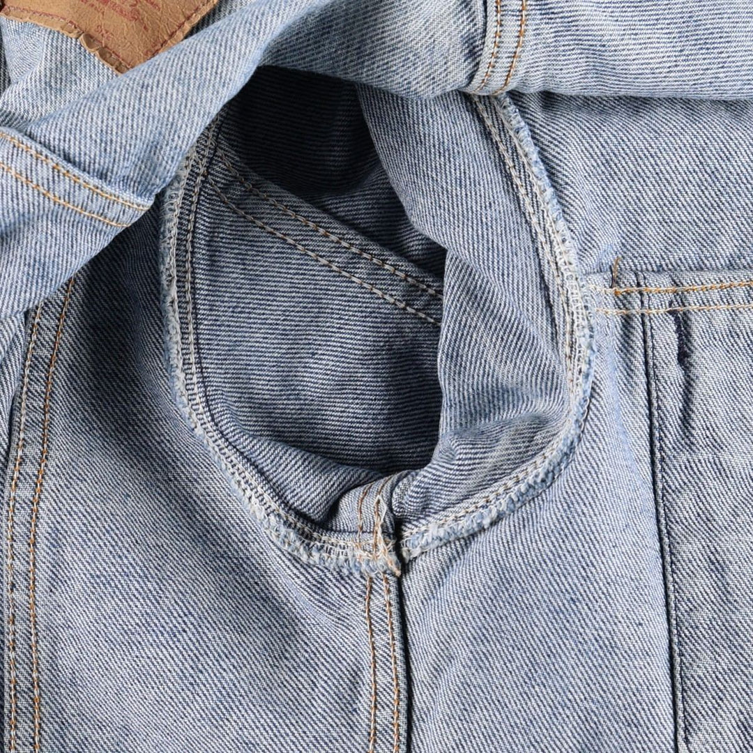 80s-90'S Levi's denim jacket, made in USA, women's size M equivalent, vintage. cotton blue type Vintage Second Hand