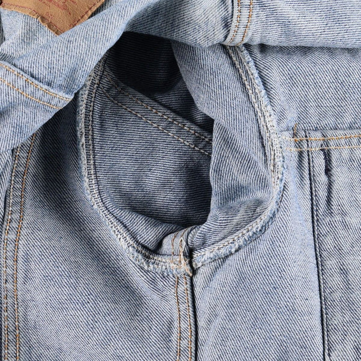 80s-90'S Levi's denim jacket, made in USA, women's size M equivalent, vintage. cotton blue type Vintage Second Hand