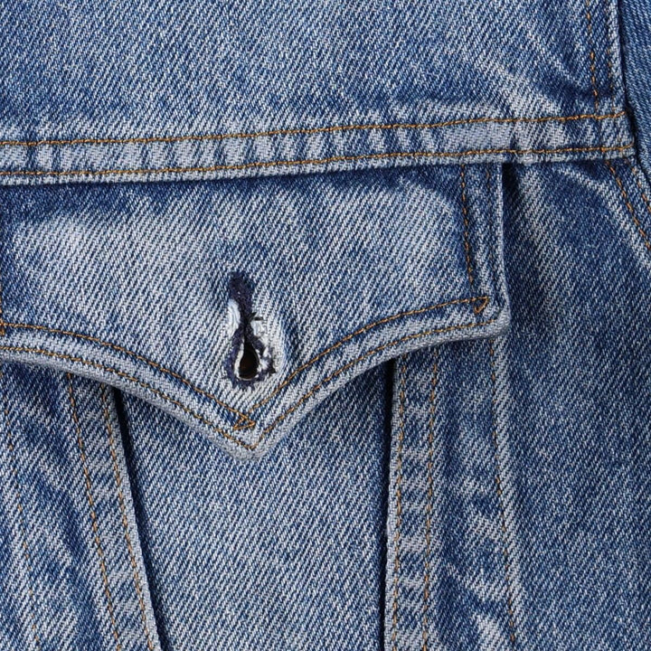 80s-90'S Levi's denim jacket, made in USA, women's size M equivalent, vintage. cotton blue type Vintage Second Hand