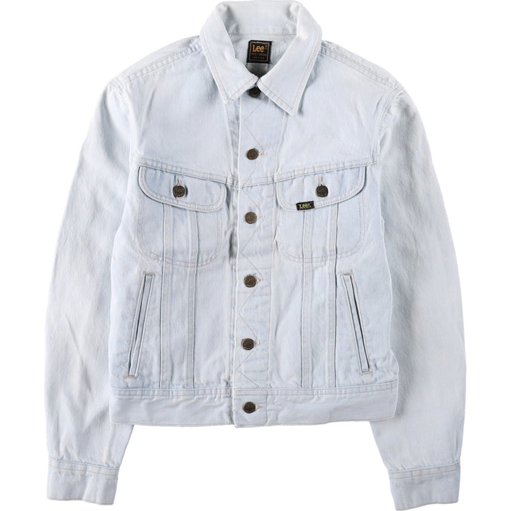 1980'S Lee RIDERS Denim Jacket, Made in USA, Men's Size M (approx.), Vintage cotton Blue type light blue Vintage Second Hand