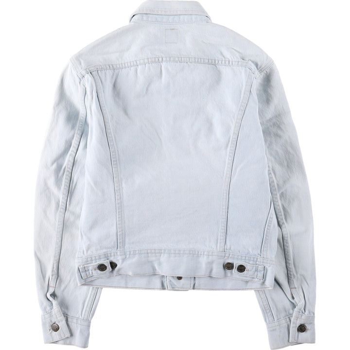 1980'S Lee RIDERS Denim Jacket, Made in USA, Men's Size M (approx.), Vintage cotton Blue type light blue Vintage Second Hand