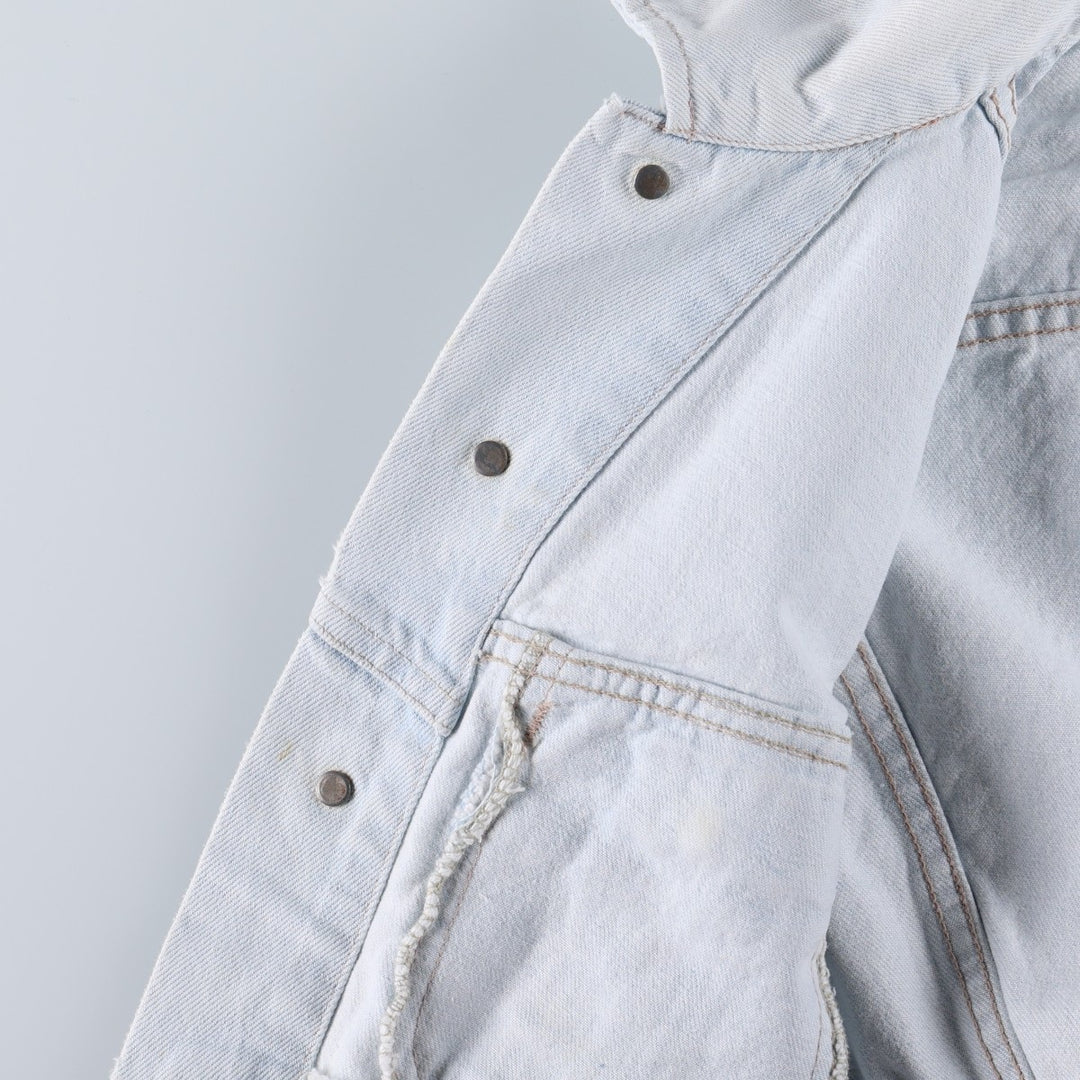 1980'S Lee RIDERS Denim Jacket, Made in USA, Men's Size M (approx.), Vintage cotton Blue type light blue Vintage Second Hand