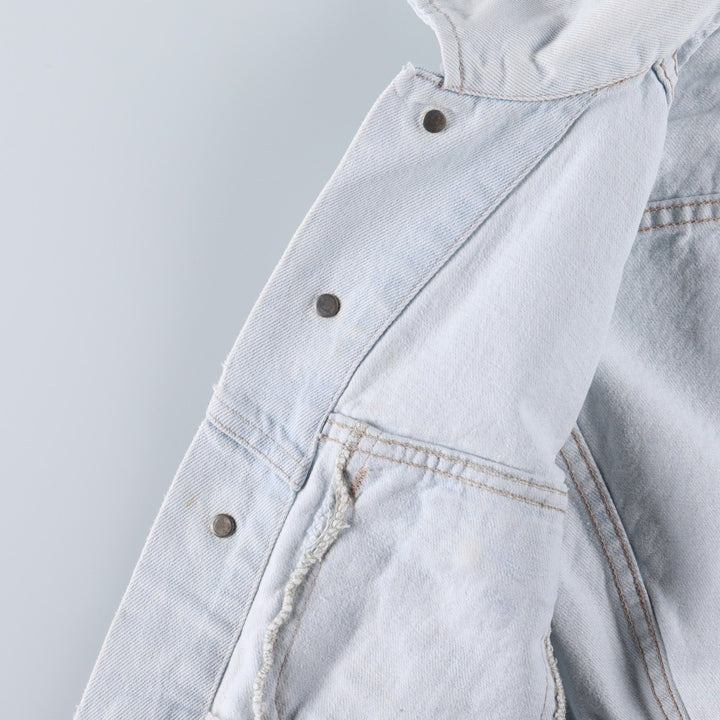 1980'S Lee RIDERS Denim Jacket, Made in USA, Men's Size M (approx.), Vintage cotton Blue type light blue Vintage Second Hand