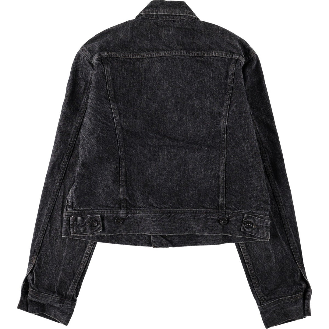 DKNY Jeans Black Denim Jacket (G-Jean) - Made in Italy - Women's Size L (approx.) cotton black type Vintage Second Hand