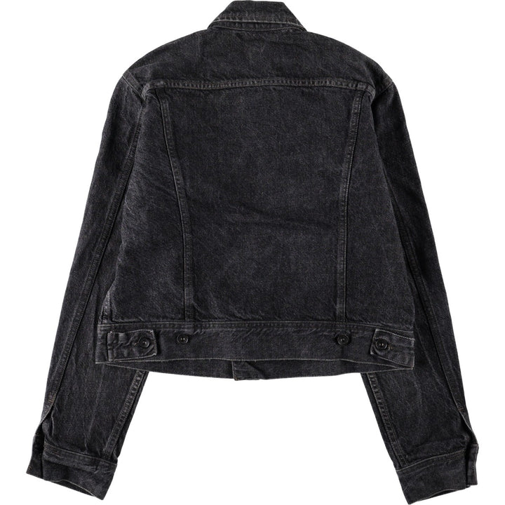 DKNY Jeans Black Denim Jacket (G-Jean) - Made in Italy - Women's Size L (approx.) cotton black type Vintage Second Hand