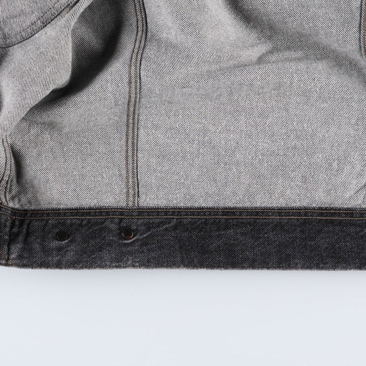 DKNY Jeans Black Denim Jacket (G-Jean) - Made in Italy - Women's Size L (approx.) cotton black type Vintage Second Hand