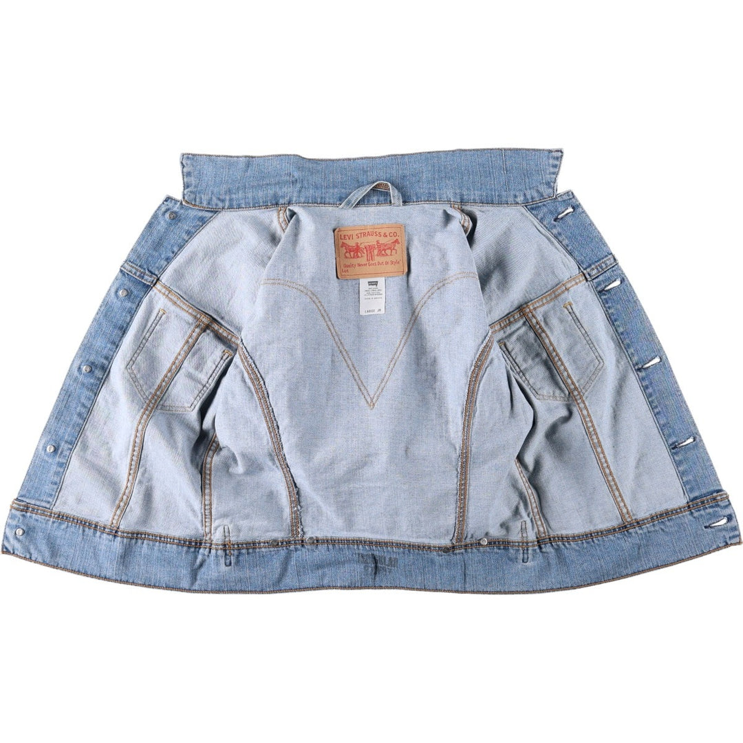 Levi's denim jacket, size S, women's cotton blue type Vintage Second Hand