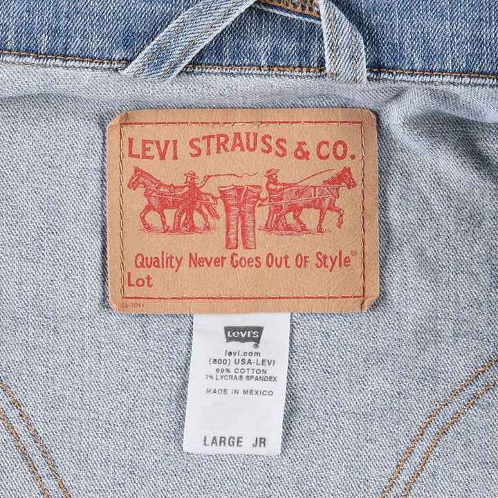 Levi's denim jacket, size S, women's cotton blue type Vintage Second Hand