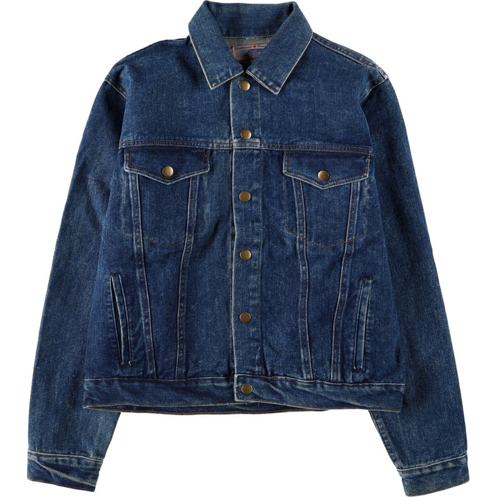 Diamond Double U Denim Jacket (Men's Size M, equivalent to vintage) cotton blue type Vintage Second Hand