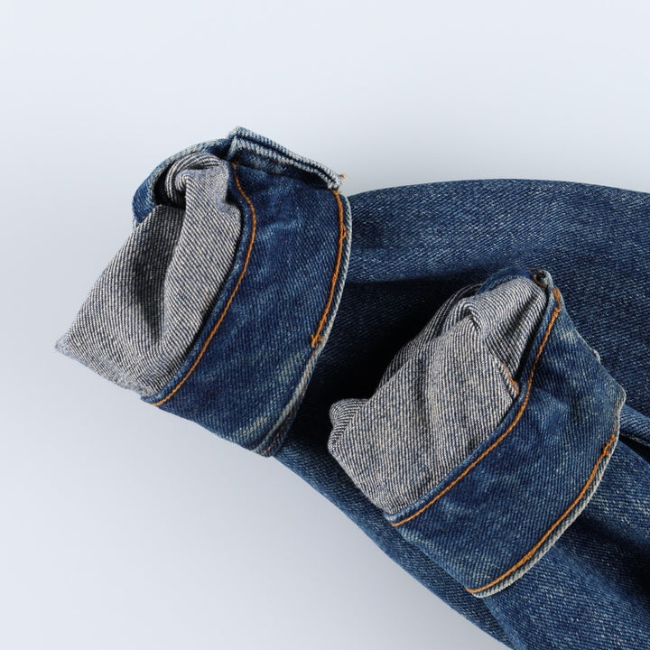Diamond Double U Denim Jacket (Men's Size M, equivalent to vintage) cotton blue type Vintage Second Hand