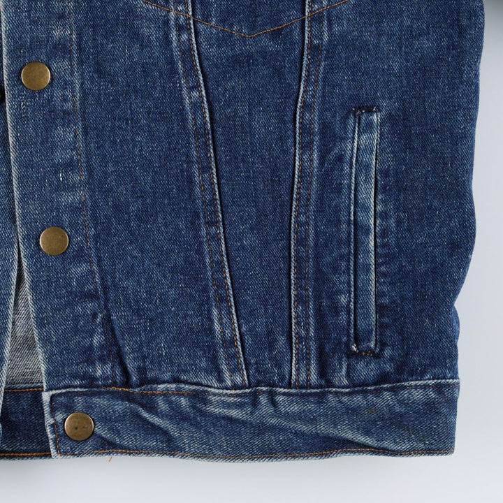 Diamond Double U Denim Jacket (Men's Size M, equivalent to vintage) cotton blue type Vintage Second Hand