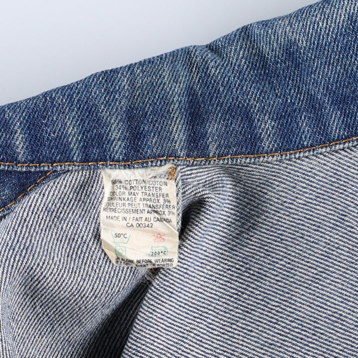 ~1990'S Levi's 75705-0917 Denim Jacket, Made in Canada, Women's Size S (approx.), Vintage cotton blue type Vintage Second Hand