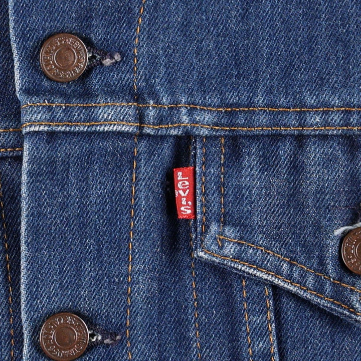 ~1990'S Levi's 75705-0917 Denim Jacket, Made in Canada, Women's Size S (approx.), Vintage cotton blue type Vintage Second Hand